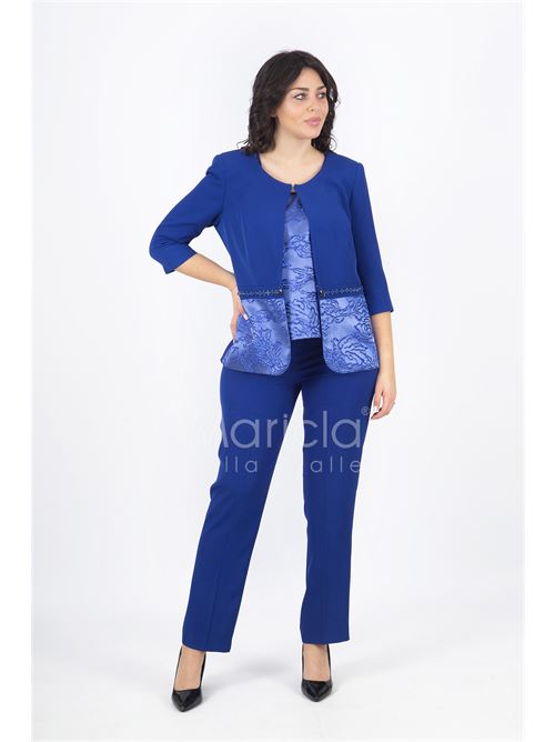 tailleur con giacca lavorata SHARON | SH305ROYAL