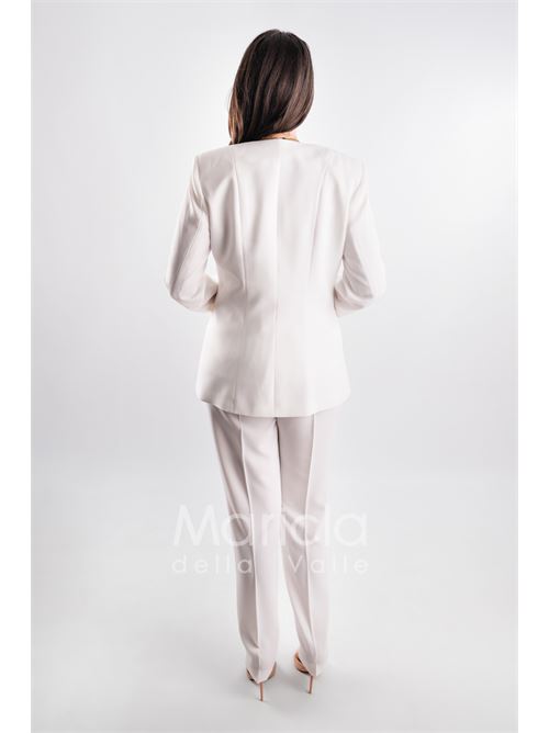 tailleur ricamo strass SHARON | SH401BIANCO