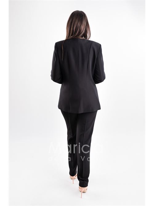 tailleur ricamo strass SHARON | SH401NERO