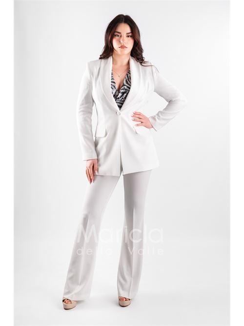 tailleur 3 pz con tip paiette SHARON | SH405BIANCO