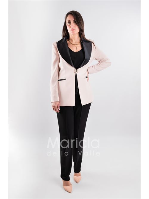 Tailleur smoking Completo 3 pezzi SHARON | SH408CREMA