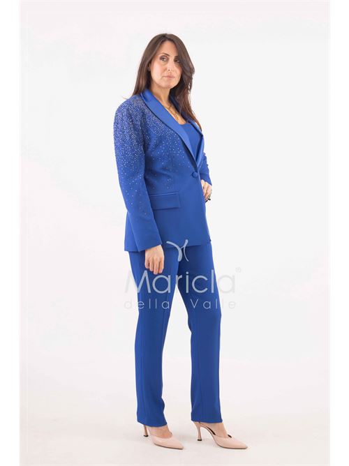 Tailleur con pioggia di strass Completo 3 pezzi SHARON | SH409ROYAL