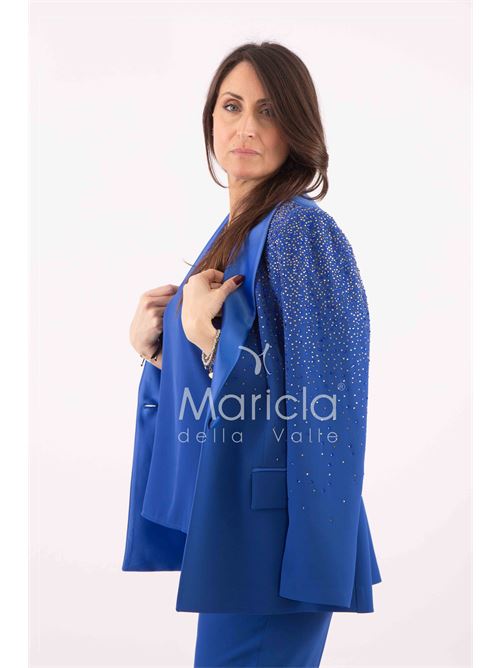 Tailleur con pioggia di strass Completo 3 pezzi SHARON | SH409ROYAL