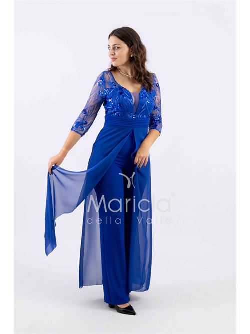 tuta manica 3/4 pizzo SHARON | SH603ROYAL