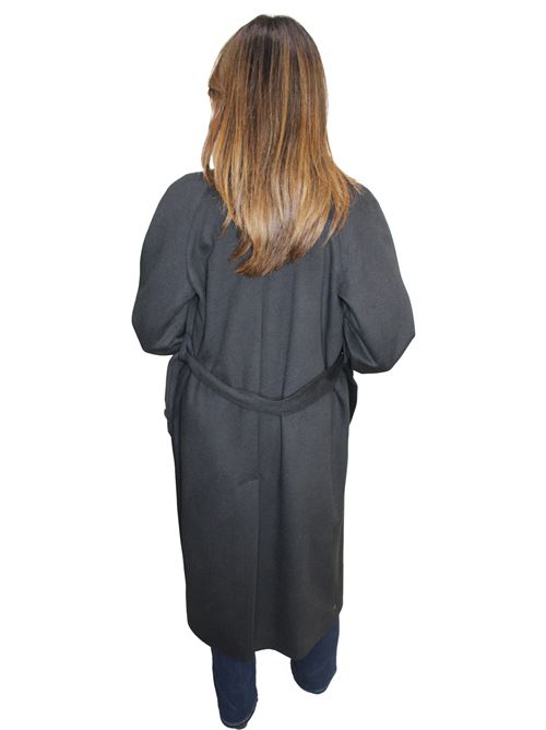 cappotto cintura vestaglia MARICLA | EC04608NERO