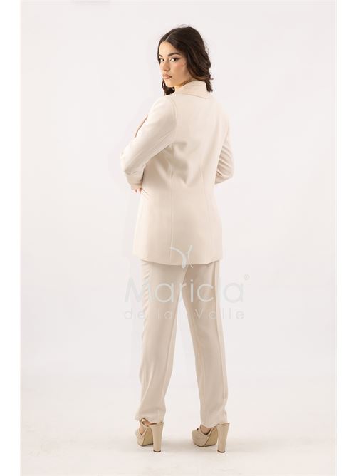 Tailleur smoking Completo 3 pezzi SHARON | SH726TPCREMA