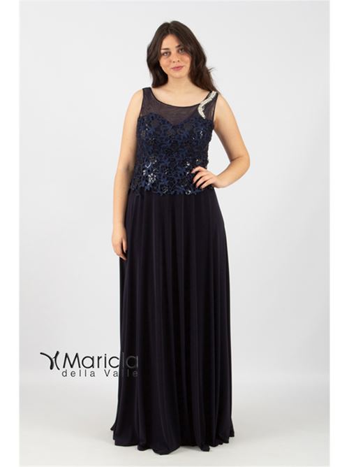 Abito con ricamo MARICLA ELEGANCE | MARICLA81ABBLU