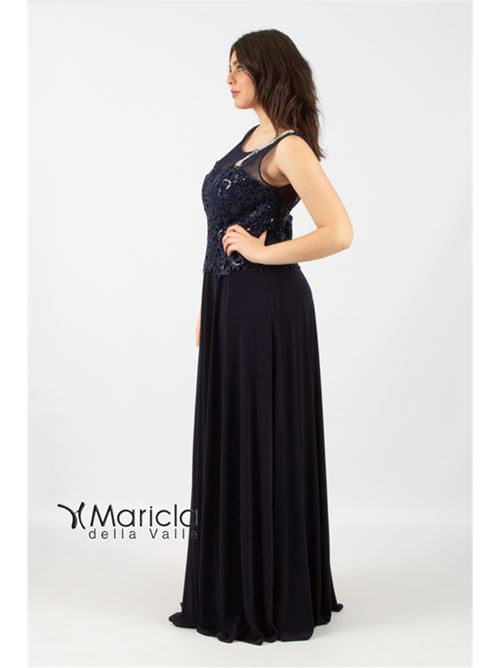 Abito con ricamo MARICLA ELEGANCE | MARICLA81ABBLU