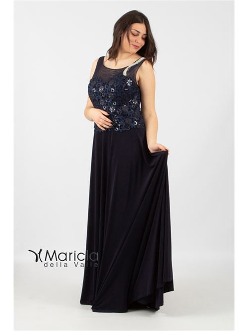 Abito con ricamo MARICLA ELEGANCE | MARICLA81ABBLU